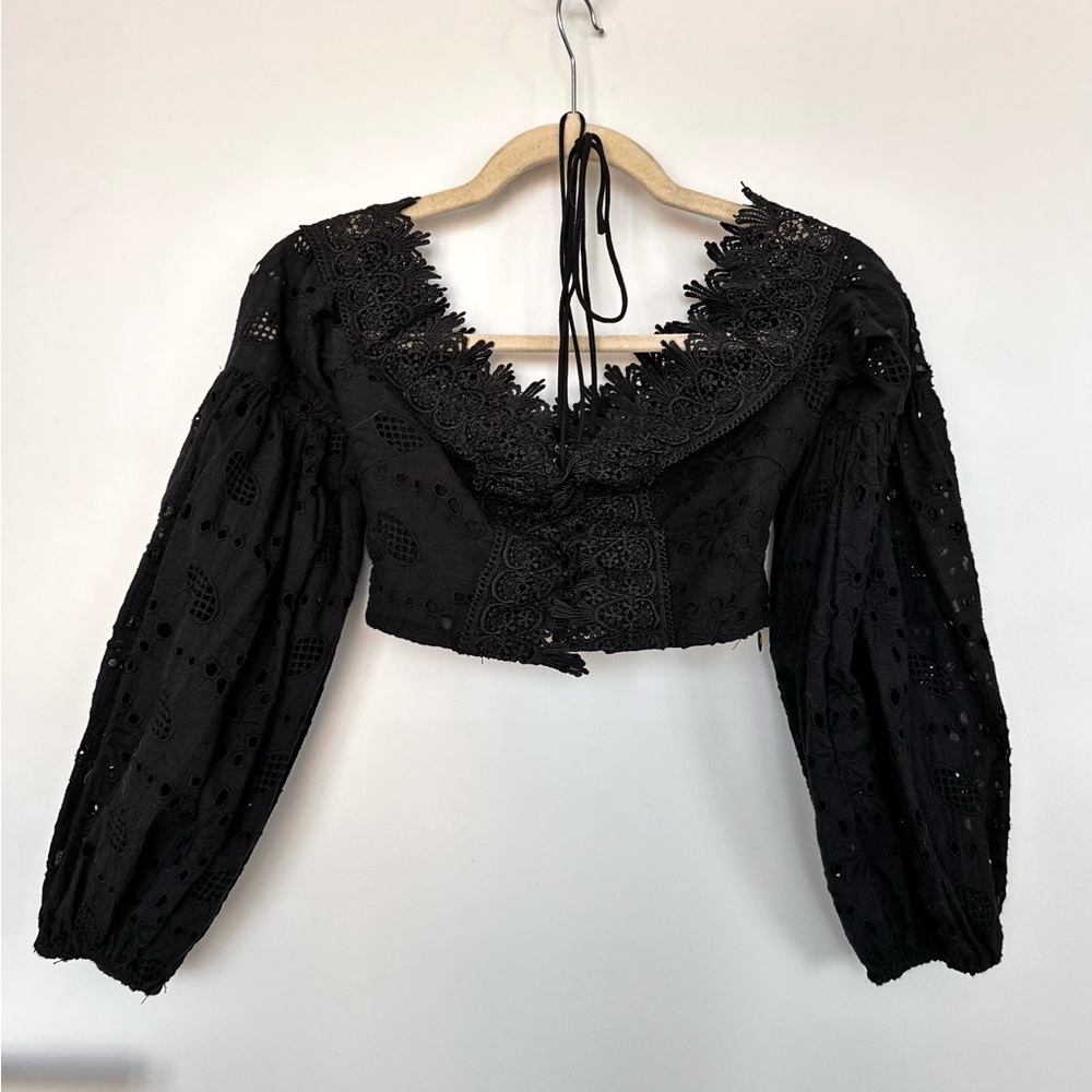 Off Shoulder Lace Up top